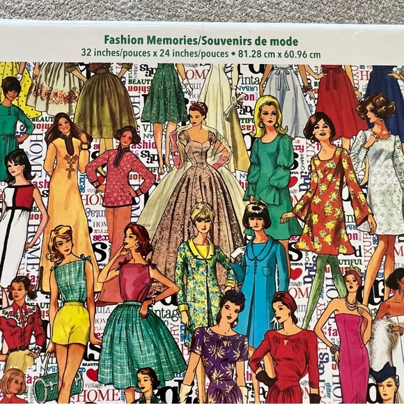 MB Puzzle Collage Time Fashion Memories 1500 Piece Puzzle - Picture 5 of 6